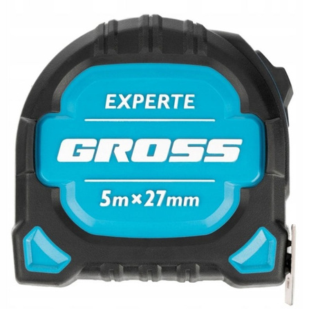 Miara zwijana taśmowa z magnesem EXPERTE 5 m x 27 mm GROSS