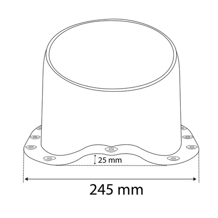 Kominek wentylacyjny ø 150 mm EUROVENT VENTOS X - F22, kolor ceglasty (RAL 8004)