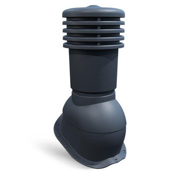 Kominek wentylacyjny ø 150 mm EUROVENT VENTOS X - F22, kolor grafit (RAL 7024)