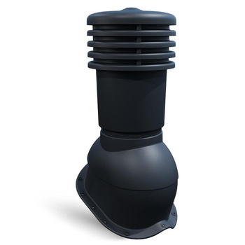 Kominek wentylacyjny ø 150 mm EUROVENT VENTOS X - N25, kolor antracyt (RAL 7021)