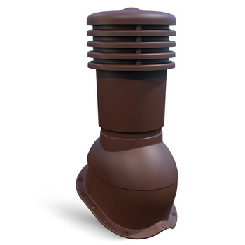 Kominek wentylacyjny ø 150 mm EUROVENT VENTOS X - N25, kolor brąz (RAL 8017)