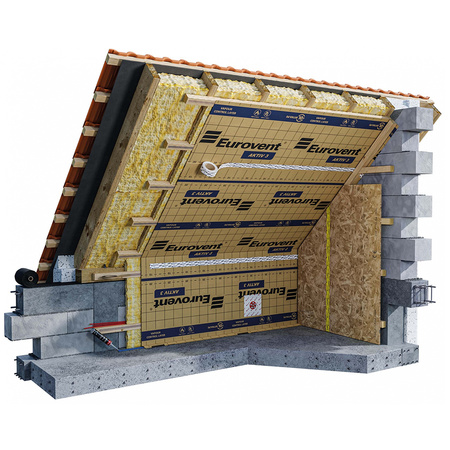 Membrana paroizolacyjna Eurovent® AKTIV 3 160 g/m² beżowa