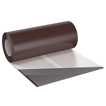 Samoprzylepna taśma kominowa EUROVENT Flex EPDM 30 cm x 5 m, kolor brąz (RAL 8017)