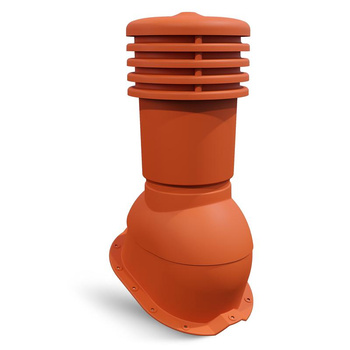 Kominek wentylacyjny ø 150 mm EUROVENT VENTOS X - T18, kolor ceglasty (RAL 8004)