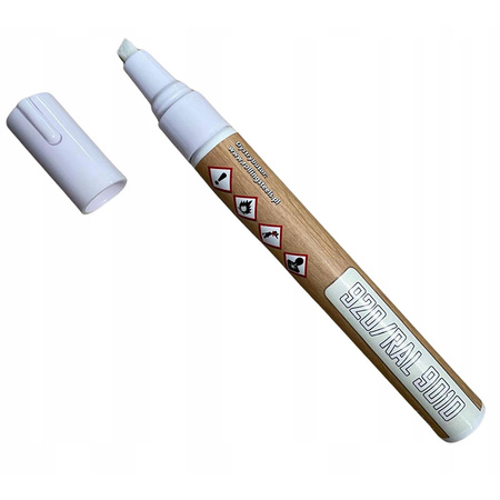 Marker retuszerski do mebli, schodów oraz podłóg, 920 RAL 9010, 12 ml Lugger
