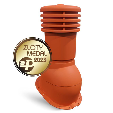 Kominek wentylacyjny ø 150 mm EUROVENT VENTOS X - M11, kolor kasztan (RAL 3009)