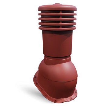 Kominek wentylacyjny ø 150 mm EUROVENT VENTOS X - G18, kolor kasztan (RAL 3009)