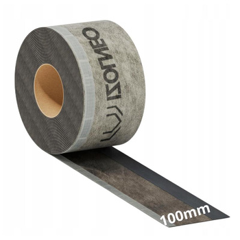 Taśma okienna uszczelniająca do ciepłego montażu zewnętrzna IZOLNEO 100 mm x 25 m, trzy paski klejące