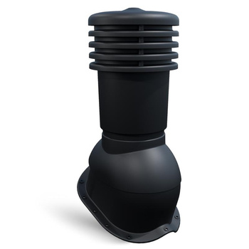 Kominek wentylacyjny ø 150 mm EUROVENT VENTOS X - N25, kolor czarny (RAL 9005)