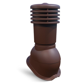 Kominek wentylacyjny ø 150 mm EUROVENT VENTOS X - T18, kolor brąz (RAL 8017)