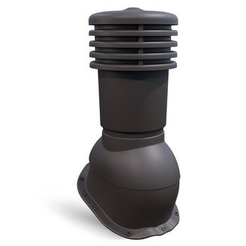 Kominek wentylacyjny ø 150 mm EUROVENT VENTOS X - G18, kolor brąz (RAL 8019)