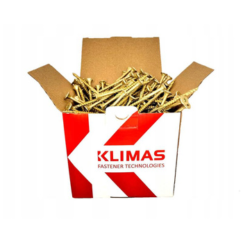 Wkręty ciesielskie z łbem stożkowym 6x80 mm TORX, 100 szt., Wkręt-Met