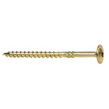 Wkręty ciesielskie talerzowe do drewna 6x60 mm TORX TX30, Wkręt-Met, 100 szt.,