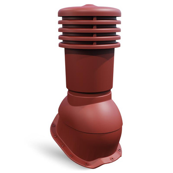 Kominek wentylacyjny ø 150 mm EUROVENT VENTOS X - R28, kolor kasztan (RAL 3009)