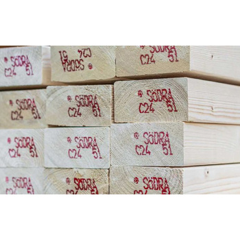 Kantówka suszona strugana 45 x 170 mm, długość 4,8 m, klasa C24 Södra