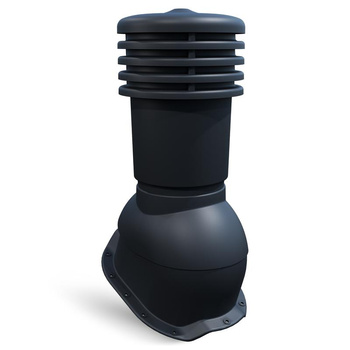 Kominek wentylacyjny ø 150 mm EUROVENT VENTOS X - R28, kolor antracyt (RAL 7021)