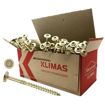 Wkręty ciesielskie talerzowe do drewna 8x280 mm TORX TX40, Wkręt-Met, 50 szt.,