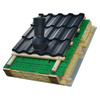 Kominek wentylacyjny ø 150 mm EUROVENT VENTOS X - R28, kolor antracyt (RAL 7021)