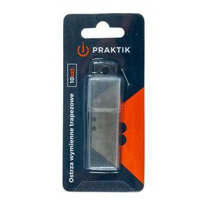 Ostrza wymienne łamane trapezowe do noża 18 mm – 10 sztuk MARCOPOL