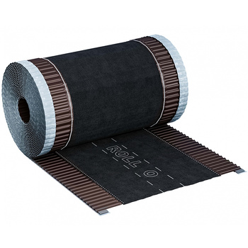 Taśma kalenicowa Eurovent® ROLL O 240 mm x 5 m, kolor brązowy (RAL 8019)