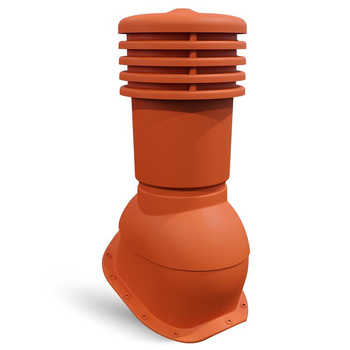 Kominek wentylacyjny ø 150 mm EUROVENT VENTOS X - W35, kolor ceglasty (RAL 8004)