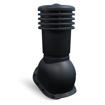 Kominek wentylacyjny ø 150 mm EUROVENT VENTOS X - B26, kolor czarny (RAL 9005)