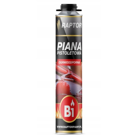 Piana pistoletowa ognioodporna RAPTOR 750 ml