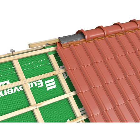 Taśma kalenicowa Eurovent® ROLL GEO 310 mm x 5 m, kolor kasztan (RAL 8015)