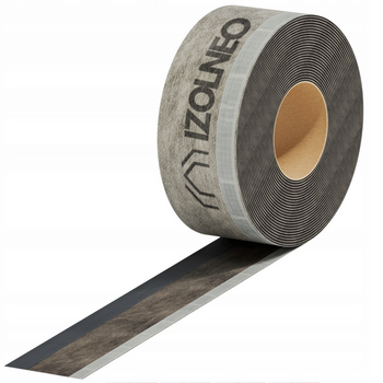 Taśma okienna uszczelniająca do ciepłego montażu zewnętrzna IZOLNEO 70 mm x 25 m, trzy paski klejące
