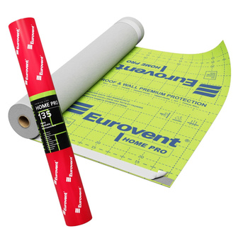 EUROVENT® Home Pro SK2 135 g/m² uniwersalna membrana dachowa oraz wiatroizolacyjna, trójwarstwowa
