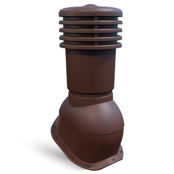 Kominek wentylacyjny ø 150 mm EUROVENT VENTOS X - W35, kolor brąz (RAL 8017)