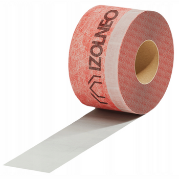 Taśma okienna uszczelniająca do ciepłego montażu wewnętrzna IZOLNEO 100 mm x 25 m, dodatkowy pasek kejący