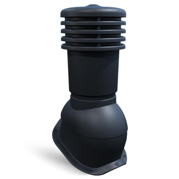 Kominek wentylacyjny ø 150 mm EUROVENT VENTOS X - W35, kolor antracyt (RAL 7021)