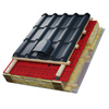 Wywietrznik połaciowy EUROVENT VENTOS X Flat - W35, kolor czarny (RAL 9005)