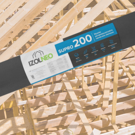 Mocna membrana dachowa IZOLNEO SUPRO 200 g/m2, 1,5 x 50 m