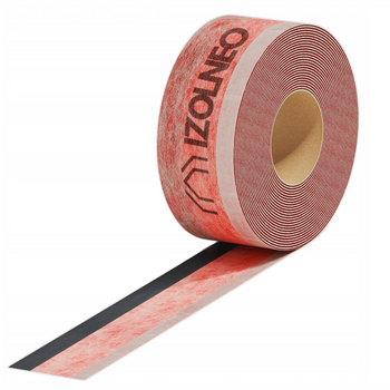 Taśma okienna uszczelniająca do ciepłego montażu wewnętrzna IZOLNEO 70 mm x 25 m, trzy paski klejące