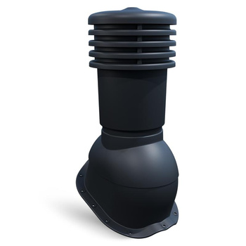 Kominek wentylacyjny ø 150 mm EUROVENT VENTOS X - F22, kolor antracyt (RAL 7021)