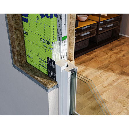 Taśma okienna paroizolacyjna wewnętrzna EUROVENT AKTIVBAND SK 100 mm x 25 m, pełny klej