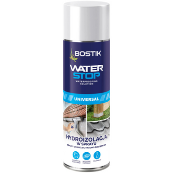 Membrana w sprayu do uszczelniania i izolacji WATERSTOP UNIWERSAL BOSTIK 500 ml