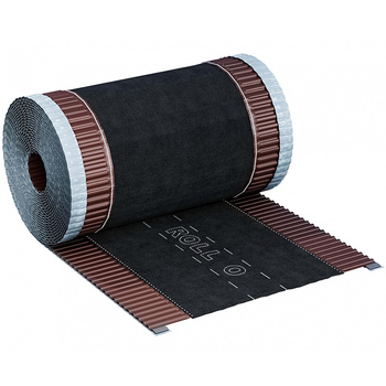 Taśma kalenicowa Eurovent® ROLL O 240 mm x 5 m, kolor brąz (RAL 8017)