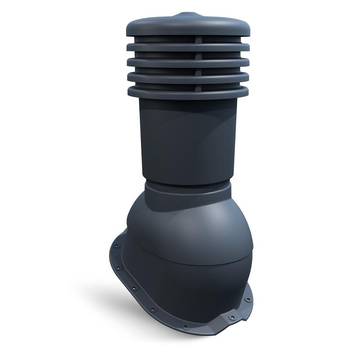 Kominek wentylacyjny ø 150 mm EUROVENT VENTOS X - T18, kolor grafit (RAL 7024)