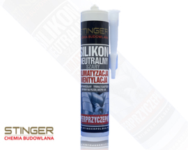 STINGER - SILIKON NEUTRALNY DO KLIMATYZACJI I WENTYLACJI (SZARY) 280ml