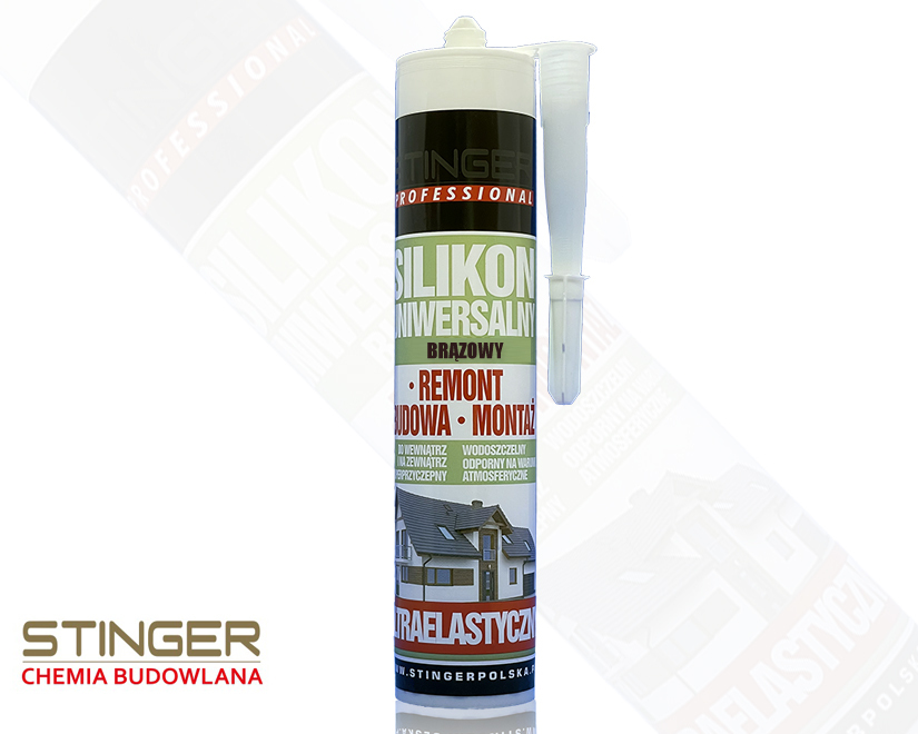 STINGER - SILIKON UNIWERSALNY (BRĄZOWY) 300ml