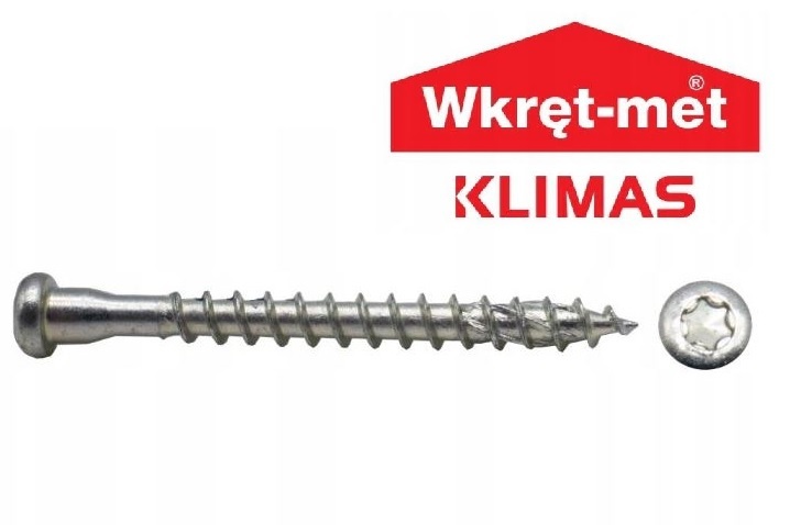 Wkręty ciesielskie do łączników Torx 250 sztuk