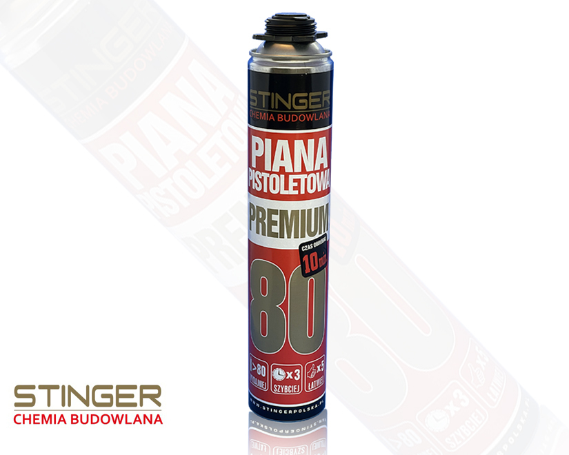 STINGER MEGA PREMIUM - PIANA MONTAŻOWA PISTOLETOWA 880ml