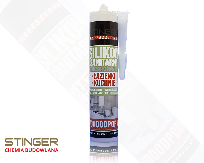 STINGER - SILIKON SANITARNY (BEZBARWNY) 300ml