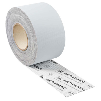Taśma okienna paroizolacyjna wewnętrzna EUROVENT AKTIVBAND SK 100 mm x 25 m, pełny klej