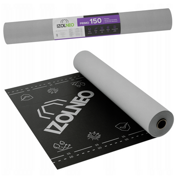 Mocna membrana dachowa IZOLNEO PRIMO 150 g/m2, 1,5 m x 50 m