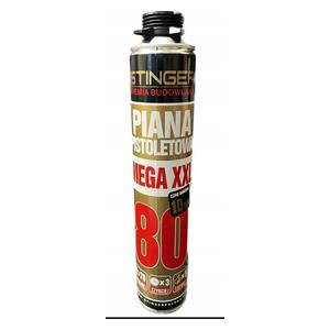Pianka montażowo-uszczelniająca pistoletowa STINGER 880 ml MEGA XXL