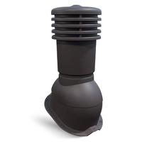 Kominek wentylacyjny ø 150 mm EUROVENT VENTOS X - T18, kolor brąz (RAL 8019)